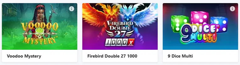 Exclusieve spellen en STARCASINO