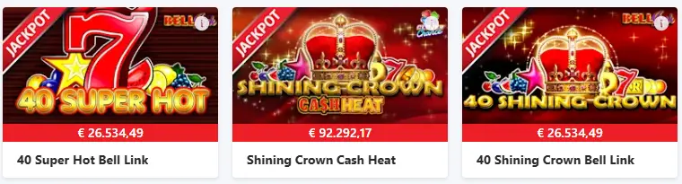 Jackpots, bonussen STARCASINO